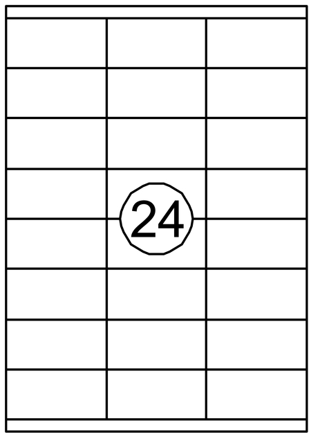 Etiquette Quantore 70x35mm  2400 pièces
