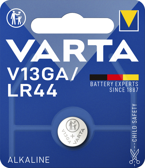 Pile bouton Varta V13GA alcaline blister 1 pièce