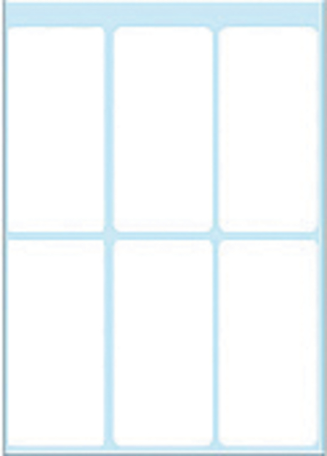 Etiquette HERMA 3754 54x26mm blanc 42 pièces