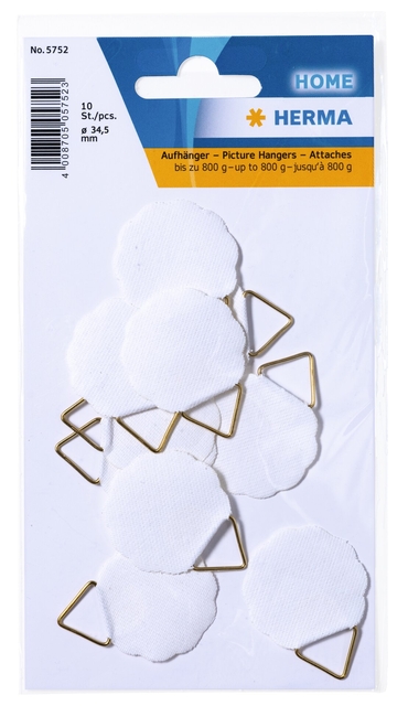 Attache avec crochet HERMA 5752 34,5mm 10 pièces