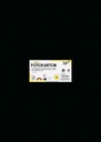Fotokarton Folia 300gr 50x70cm 10vel 90 zwart
