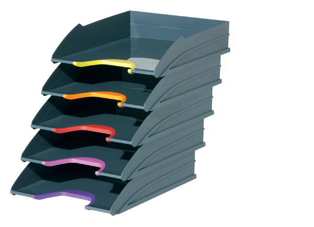 Corbeille à courrier Durable Varicolor 5 pièces