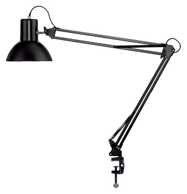 Bureaulamp Unilux Success 66 led tafelklem zwart