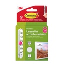 Languette auto-agrippante Command 7,2kg blanc