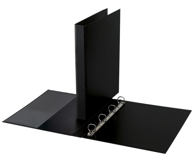 Classeur 4 anneaux Quantore méc-D 20mm PP noir