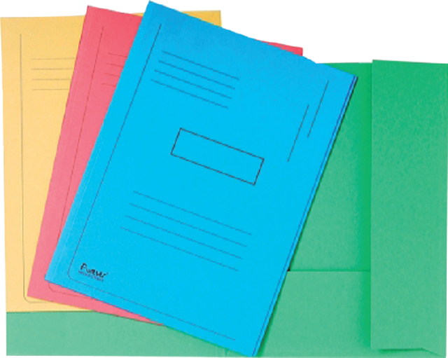 Chemise Exacompta Forever A4 290g 2 rabats assorti