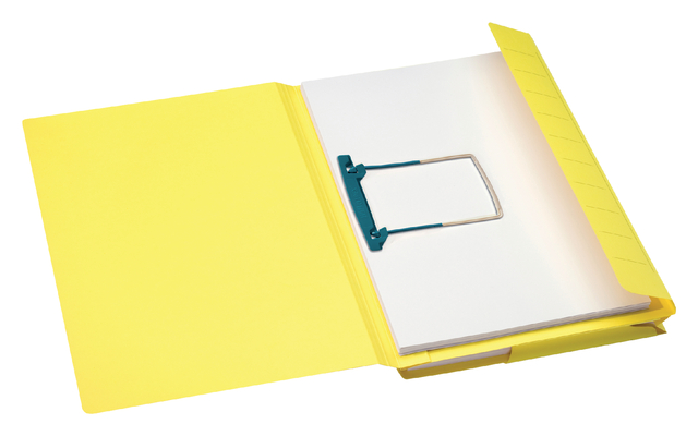 Dossier Combi Secolor A4 carton 100% recyclé 250g jaune