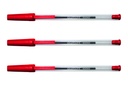 Stylo Bille Stick Quantore Medium Rouge