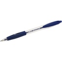 Stylo bille BIC Atlantis Classic Grip Clic Medium bleu