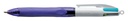 Stylo bille BIC 4 couleurs Grip Medium violet