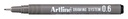 Fineliner Artline technisch 0.6mm zwart