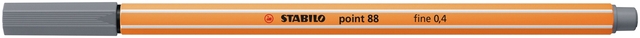 Fineliner STABILO Point 88/96 Fin gris foncé