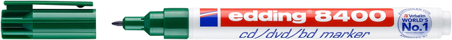 Feutre CD edding 8400 pointe ogive 0,5-1mm vert