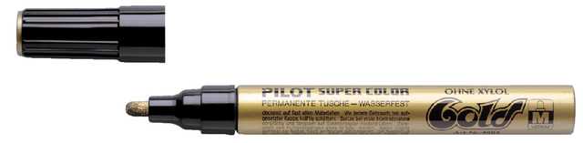 Marqueur PILOT Super Color laqué Medium or