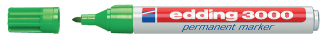 Marqueur edding 3000 Pointe ogive 1,5-3mm vert clair