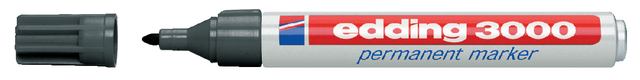 Marqueur edding 3000 Pointe ogive 1,5-3mm gris