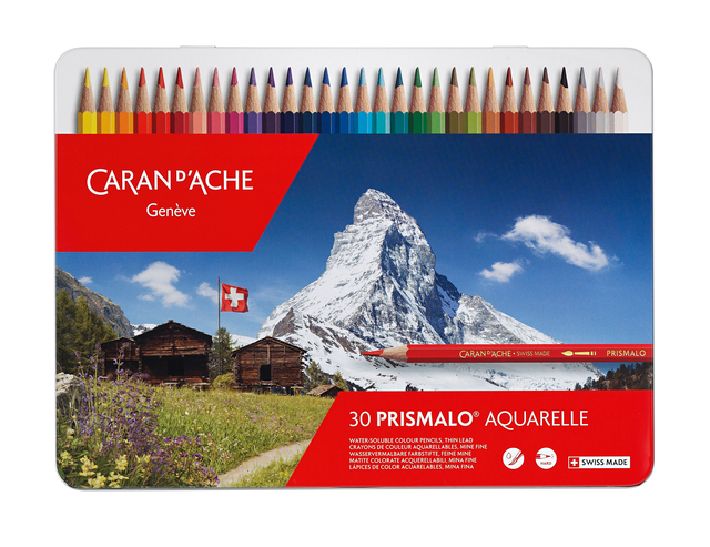 Crayon de couleur Caran d’Ache Prismalo 30 pièces assorti