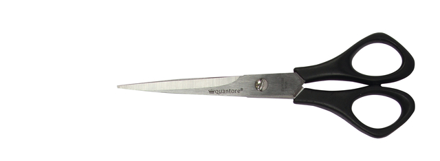 Ciseaux Quantore 160mm manche en plastique noir