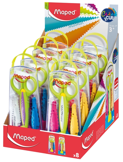 Ciseaux Maped Crea Cut avec 5 lames interchangeables