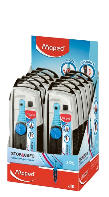 Passer Maped Stop&Safe 3delig display á 10 stuks assorti