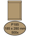 Enveloppe Quantore P185 185x280mm kraft brun 500 pièces