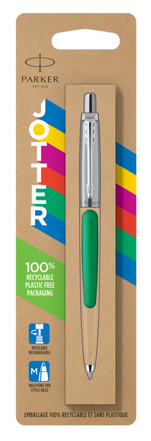 Stylo bille Parker Jotter Original Green CT Medium blister