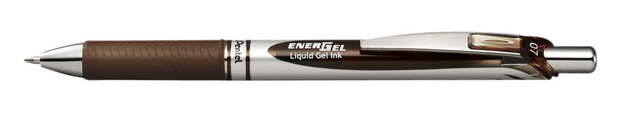 Roller gel Pentel BL77 EnerGel Medium brun