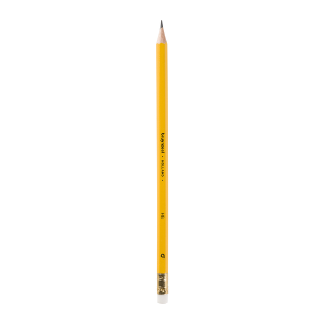 Crayon graphite Bruynzeel Burotek HB avec embout gomme