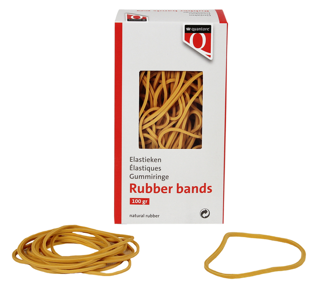 Elastiek Quantore 24 150x1,5x1mm 100gram