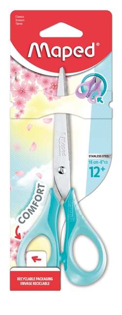 Schaar Maped Sensoft 16cm pastel assorti