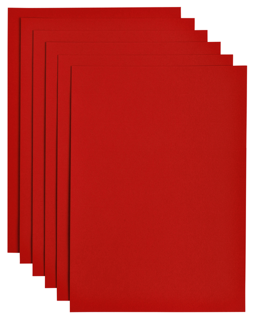 Papier copieur Papicolor A4 100g rouge 12 feuilles