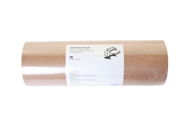 Inpakpapier IEZZY kraft 500mmx220m 70 gram bruin