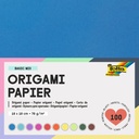 Feuilles de pliage Folia 70g 10x10cm assorti 100 feuilles