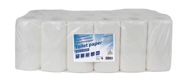 Papier toilette Cleaninq 2 épaisseurs 48x 200 feuilles blanc