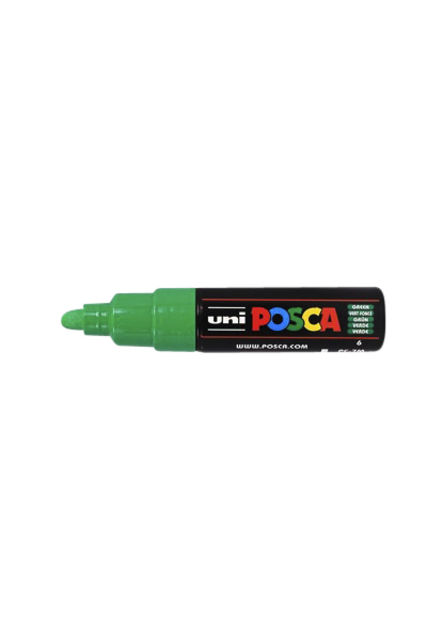 Verfstift Posca PC7M breed donkergroen