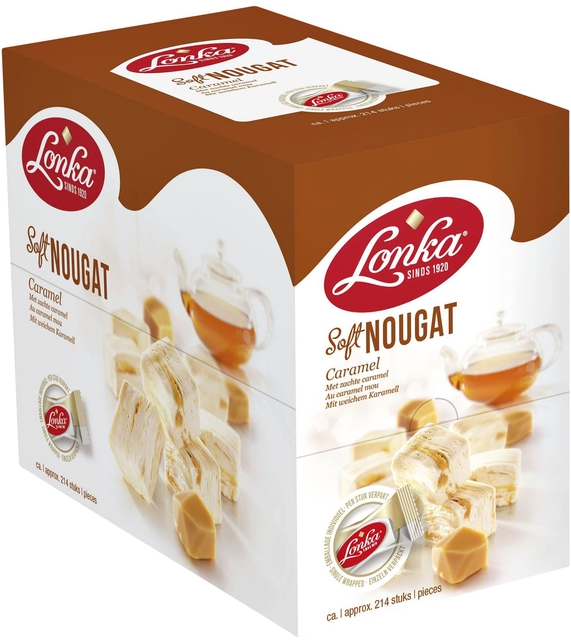 Nougat Lonka caramel boîte 214 pièces