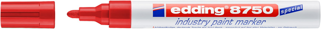 Lakmarker edding 8750 industrie rood