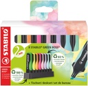 Markeerstift STABILO GREEN BOSS 6070/8 pastel assorti deskset à 8st