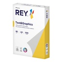 Papier copieur Rey Text & Graphics A4 80g blanc 500 feuilles