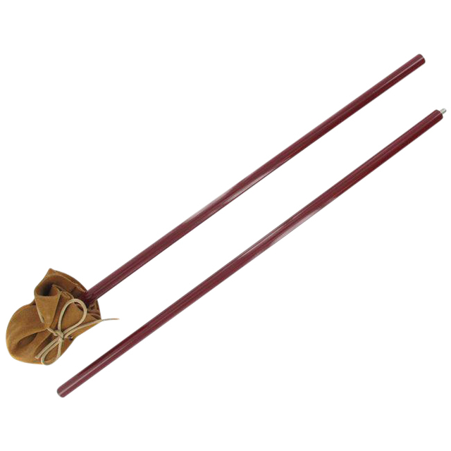 Bâton de peintre Conda 90cm en peau de chamois