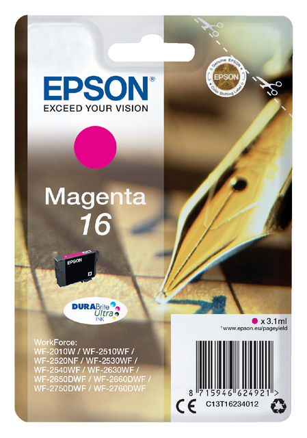Cartouche d’encre Epson 16 T1623 rouge
