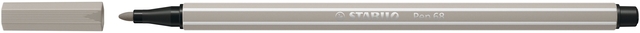 Feutre STABILO Pen 68/93 Medium gris perle