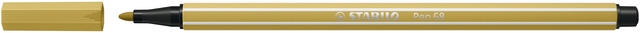 Viltstift STABILO Pen 68/66 medium khaki