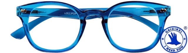 Lunettes de lecture I Need You +3.00 dpt Lollipop bleu