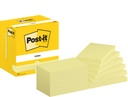 Memoblok Post-it 655 76x127mm geel 12 stuks