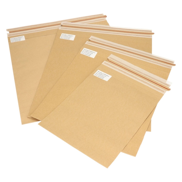 Sendbag verzendverpakking IEZZY 23/25 x 32 + 5cm bruin 350 stuks