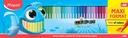 Feutre Maped Color'Peps Ocean boîte 48 couleurs