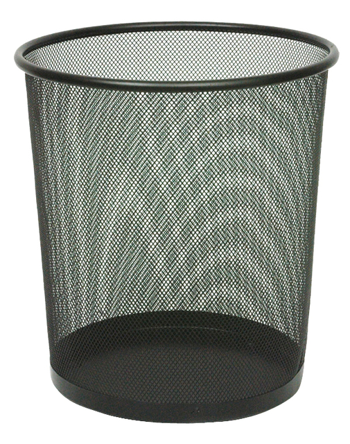 Corbeille à papier ronde Vepa bins 19L noir