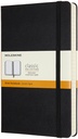 Notitieboek Moleskine Expanded large 130x210mm lijn hard cover zwart