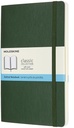 Carnet Moleskine large 130x210mm pointillé couverture souple vert myrte